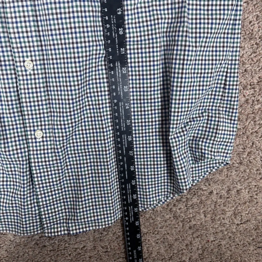 Ralph Lauren Mens XL Classic Fit Gingham Check Button Down Shirt Preppy